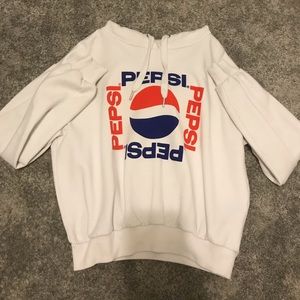 white pepsi sweatshirt